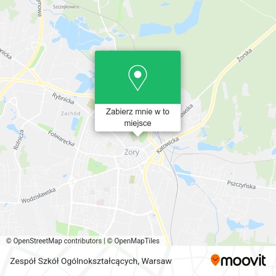 Mapa Zespół Szkół Ogólnokształcących