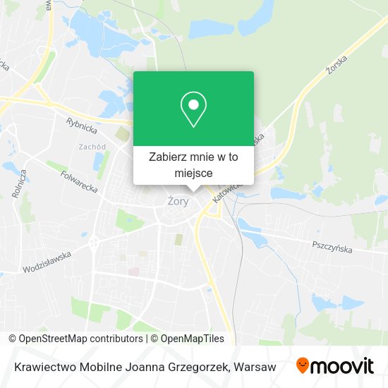 Mapa Krawiectwo Mobilne Joanna Grzegorzek