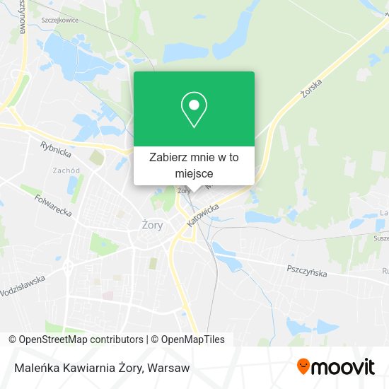 Mapa Maleńka Kawiarnia Żory