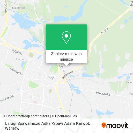 Mapa Usługi Spawalnicze Adkar-Spaw Adam Karwot