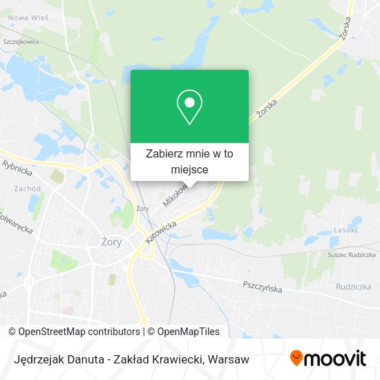 Mapa Jędrzejak Danuta - Zakład Krawiecki