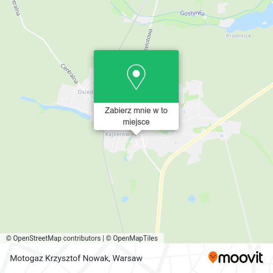 Mapa Motogaz Krzysztof Nowak