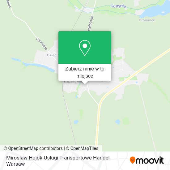 Mapa Miroslaw Hajok Uslugi Transportowe Handel