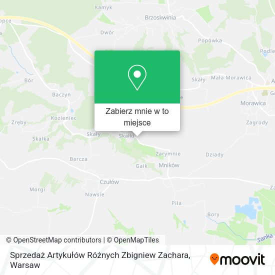 Mapa Sprzedaż Artykułów Różnych Zbigniew Zachara