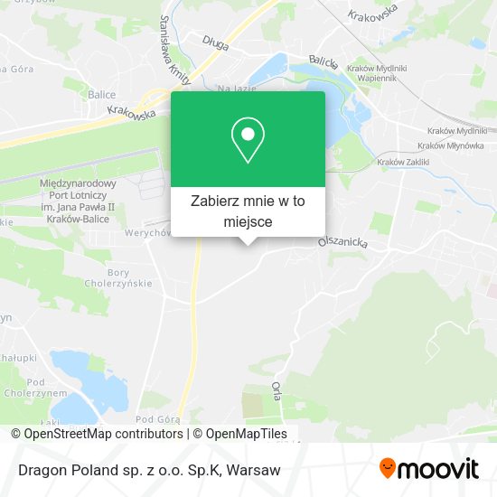 Mapa Dragon Poland sp. z o.o. Sp.K