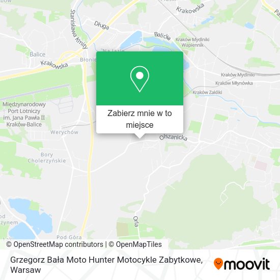 Mapa Grzegorz Bała Moto Hunter Motocykle Zabytkowe