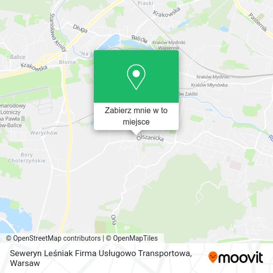 Mapa Seweryn Leśniak Firma Usługowo Transportowa