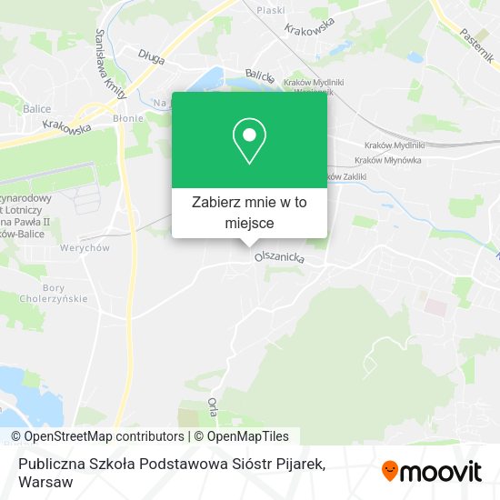 Mapa Publiczna Szkoła Podstawowa Sióstr Pijarek