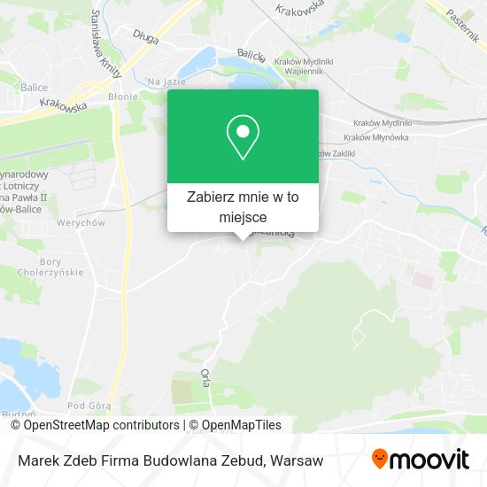 Mapa Marek Zdeb Firma Budowlana Zebud