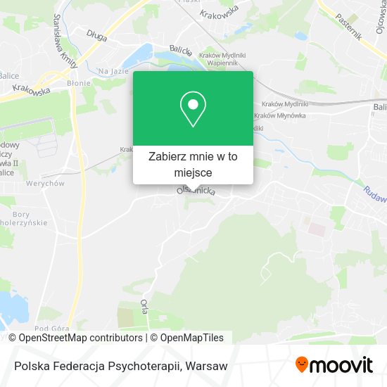 Mapa Polska Federacja Psychoterapii