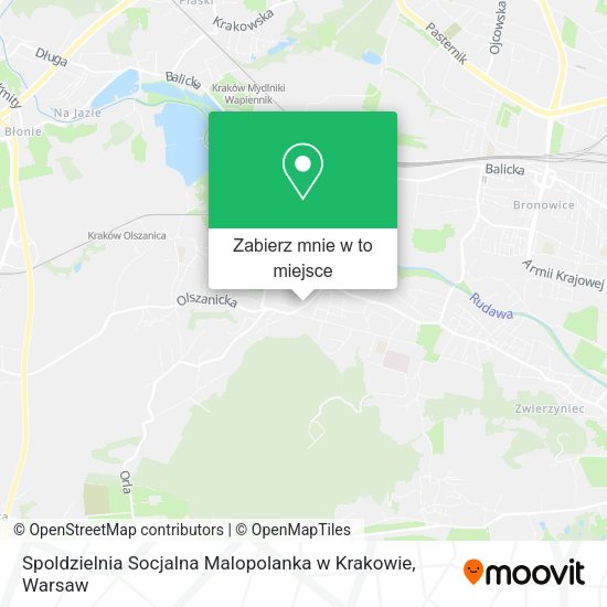 Mapa Spoldzielnia Socjalna Malopolanka w Krakowie