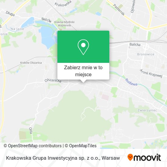 Mapa Krakowska Grupa Inwestycyjna sp. z o.o.