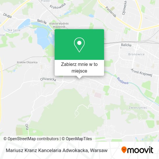 Mapa Mariusz Kranz Kancelaria Adwokacka