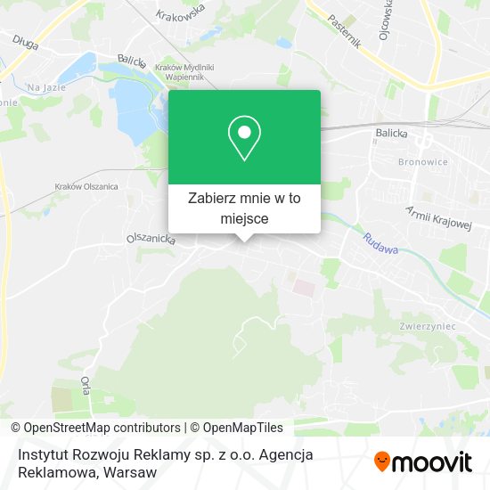 Mapa Instytut Rozwoju Reklamy sp. z o.o. Agencja Reklamowa