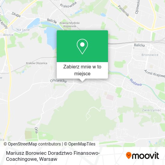 Mapa Mariusz Borowiec Doradztwo Finansowo-Coachingowe