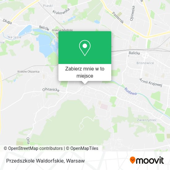 Mapa Przedszkole Waldorfskie