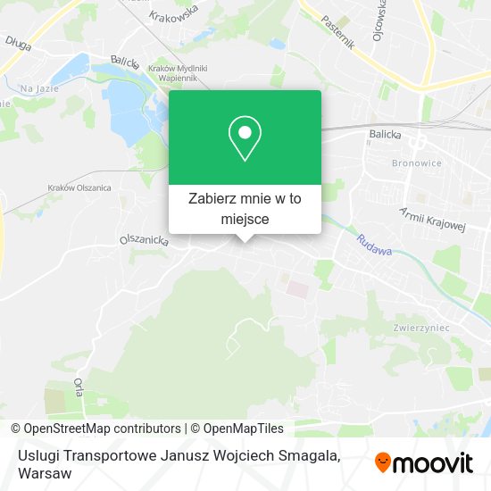 Mapa Uslugi Transportowe Janusz Wojciech Smagala