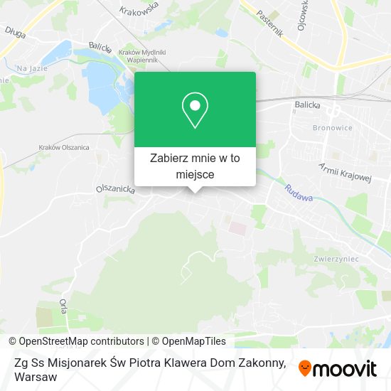 Mapa Zg Ss Misjonarek Św Piotra Klawera Dom Zakonny