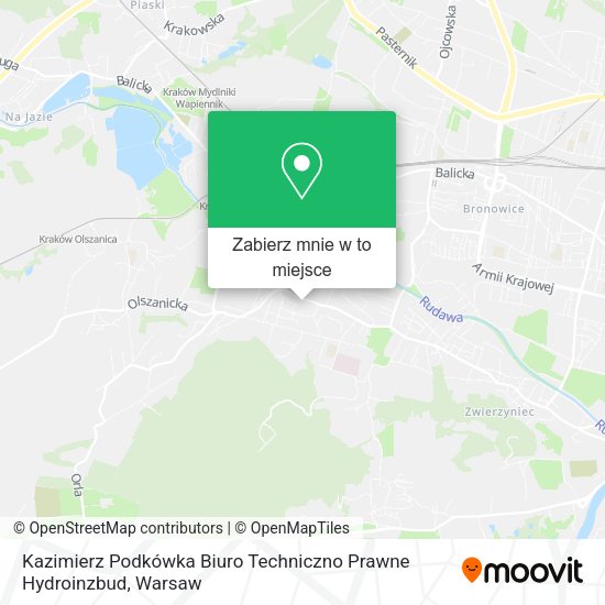 Mapa Kazimierz Podkówka Biuro Techniczno Prawne Hydroinzbud