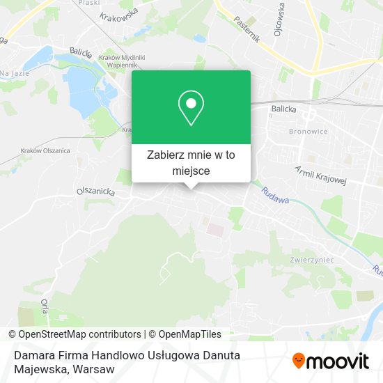 Mapa Damara Firma Handlowo Usługowa Danuta Majewska