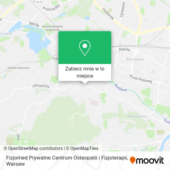 Mapa Fizjomed Prywatne Centrum Osteopatii i Fizjoterapii