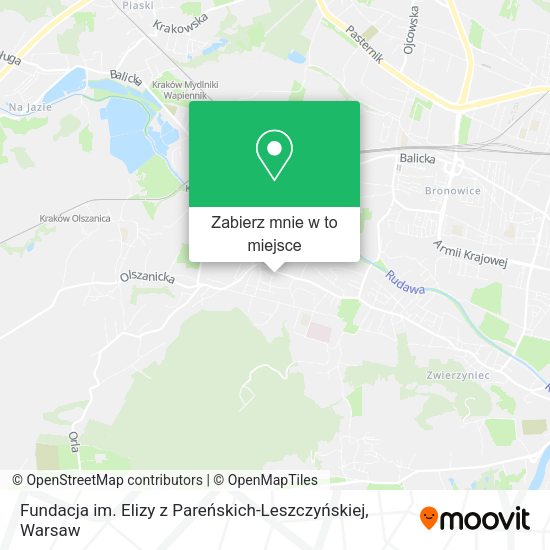 Mapa Fundacja im. Elizy z Pareńskich-Leszczyńskiej