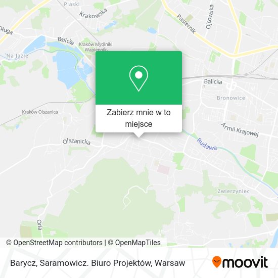 Mapa Barycz, Saramowicz. Biuro Projektów