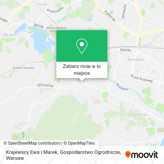 Mapa Krajewscy Ewa i Marek. Gospodarstwo Ogrodnicze