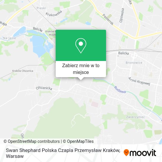 Mapa Swan Shephard Polska Czapla Przemysław Kraków