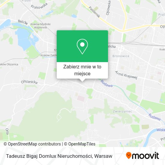 Mapa Tadeusz Bigaj Domlux Nieruchomości