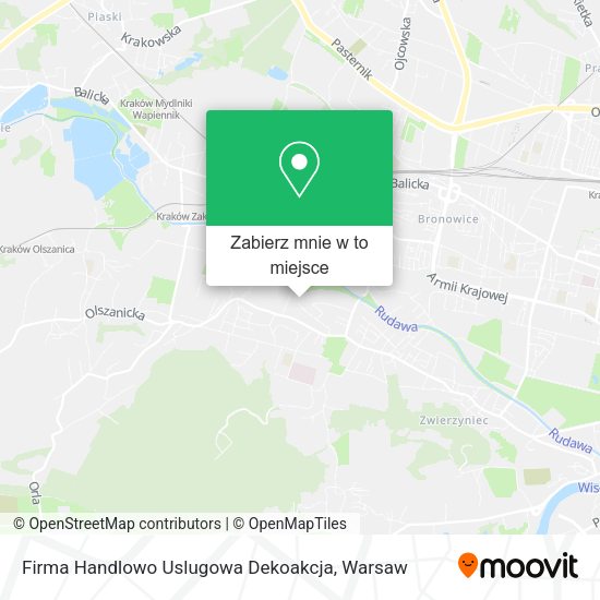 Mapa Firma Handlowo Uslugowa Dekoakcja