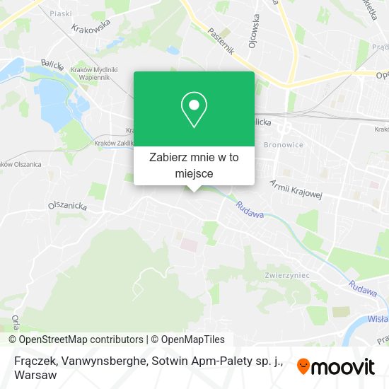 Mapa Frączek, Vanwynsberghe, Sotwin Apm-Palety sp. j.