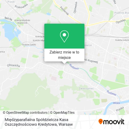 Mapa Międzyparafialna Spółdzielcza Kasa Oszczędnościowo Kredytowa