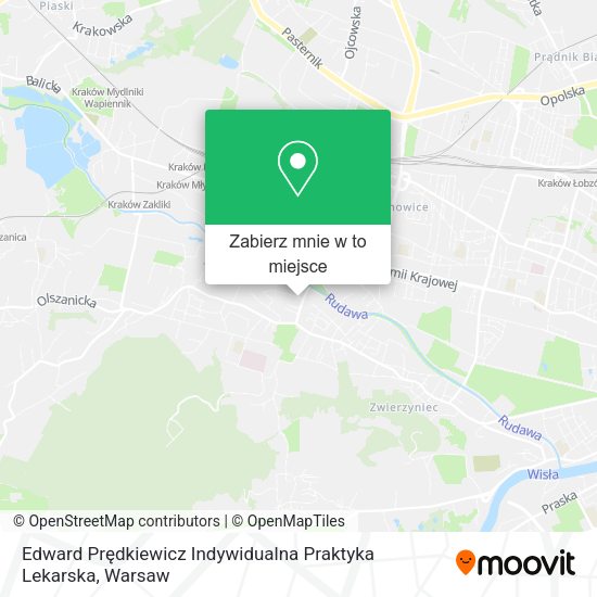 Mapa Edward Prędkiewicz Indywidualna Praktyka Lekarska