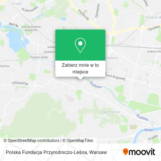 Mapa Polska Fundacja Przyrodniczo-Leśna