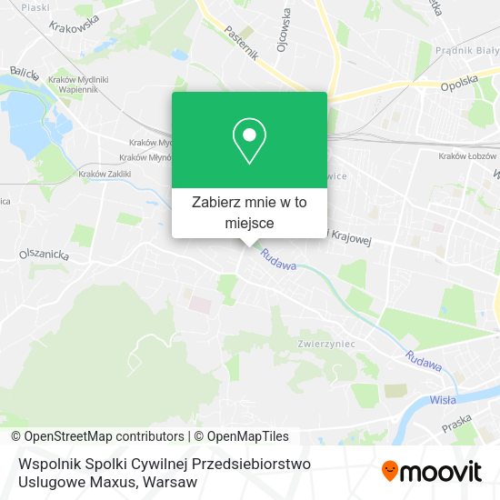 Mapa Wspolnik Spolki Cywilnej Przedsiebiorstwo Uslugowe Maxus