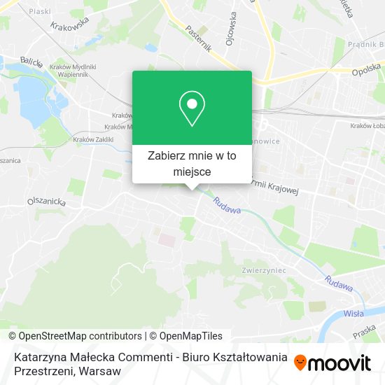 Mapa Katarzyna Małecka Commenti - Biuro Kształtowania Przestrzeni