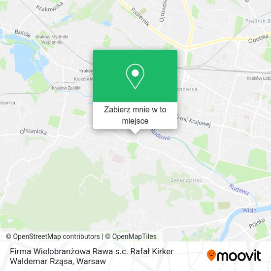 Mapa Firma Wielobranżowa Rawa s.c. Rafał Kirker Waldemar Rząsa