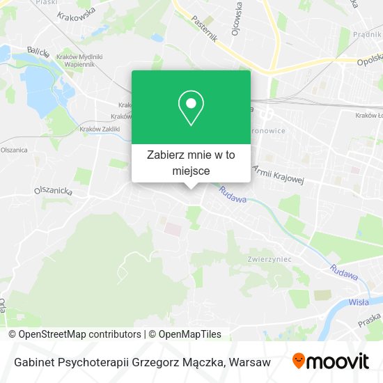 Mapa Gabinet Psychoterapii Grzegorz Mączka