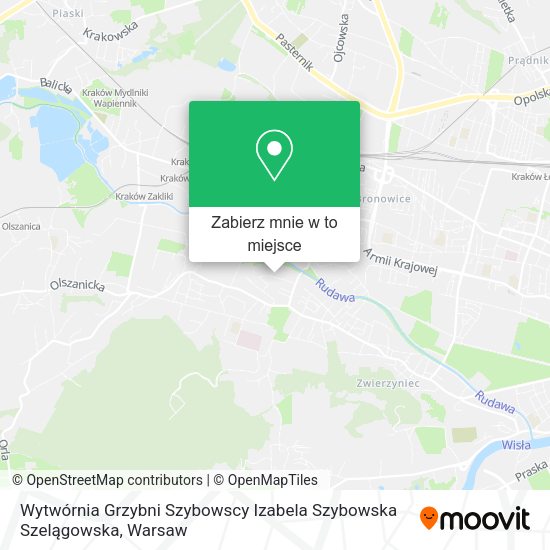 Mapa Wytwórnia Grzybni Szybowscy Izabela Szybowska Szelągowska