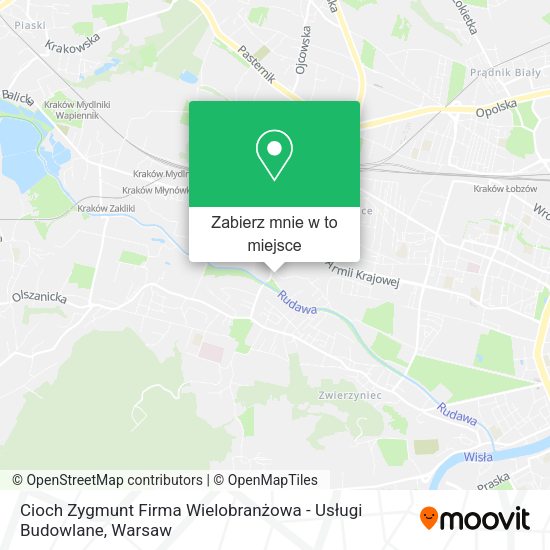 Mapa Cioch Zygmunt Firma Wielobranżowa - Usługi Budowlane