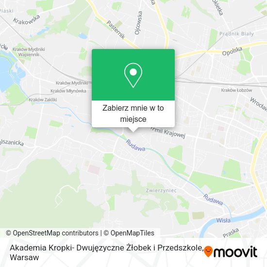 Mapa Akademia Kropki- Dwujęzyczne Żłobek i Przedszkole