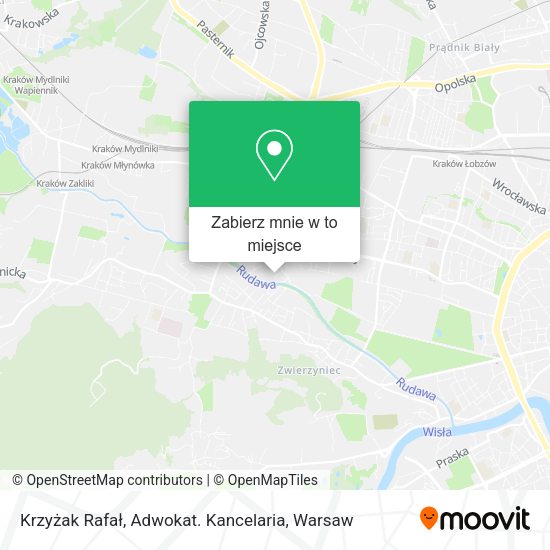 Mapa Krzyżak Rafał, Adwokat. Kancelaria