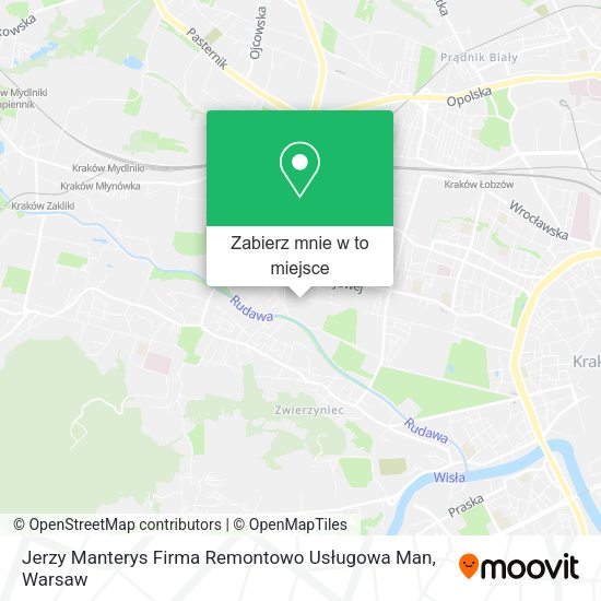 Mapa Jerzy Manterys Firma Remontowo Usługowa Man