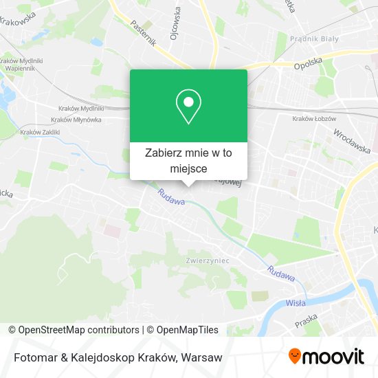 Mapa Fotomar & Kalejdoskop Kraków