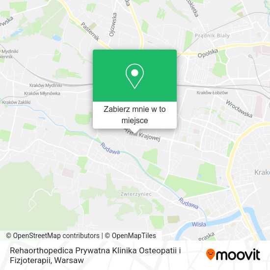 Mapa Rehaorthopedica Prywatna Klinika Osteopatii i Fizjoterapii