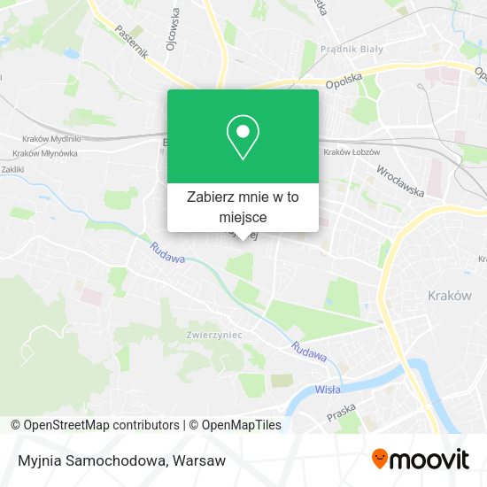 Mapa Myjnia Samochodowa