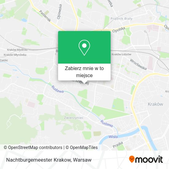 Mapa Nachtburgemeester Krakow