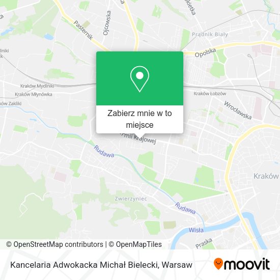 Mapa Kancelaria Adwokacka Michał Bielecki