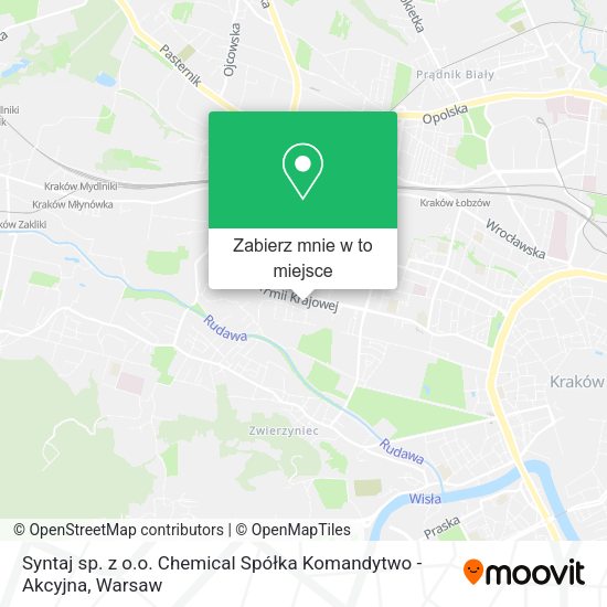 Mapa Syntaj sp. z o.o. Chemical Spółka Komandytwo - Akcyjna